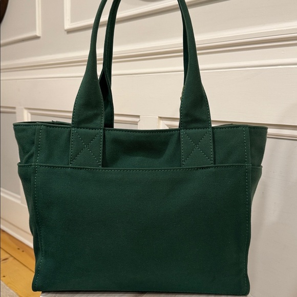 Kate Spade Bag Jett Green Canvas Large Tote - Picture 9 of 17